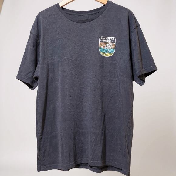 Palmetto Moon T-Shirt – Men’s XL – Graphic Beach Logo – Short Sleeve – Blue - Picture 4 of 8